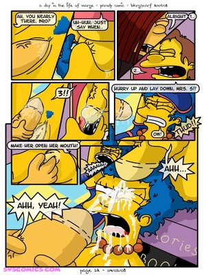 8muses  Comics A Day in Life of Marge (The Simpsons) image 13 