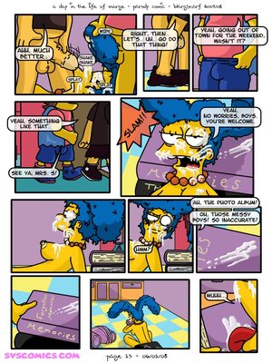 8muses  Comics A Day in Life of Marge (The Simpsons) image 14 