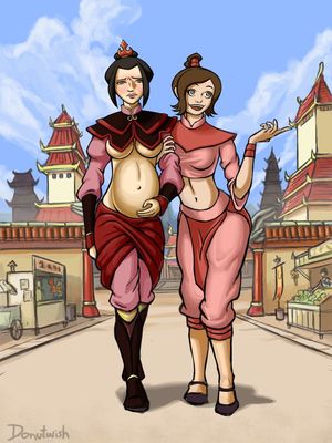 8muses Adult Comics Avatar The Last Airbender- Ty Lee and Azula’s Beach Fun image 04 