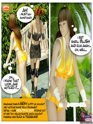 8muses 3D Porn Comics Bench Adventure – Shemale 3D Futanari image 05 