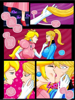8muses Hentai-Manga Bill Vicious-Nintendo fantasies Peach X Samus image 12 