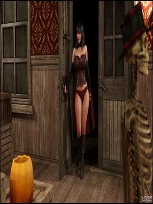 8muses 3D Porn Comics Blackadder- Halloween 2,3D sex image 02 