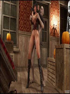 8muses 3D Porn Comics Blackadder- Halloween 2,3D sex image 12 