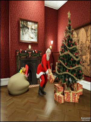8muses 3D Porn Comics Blackadder- Santa is Cumming image 02 