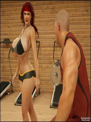 8muses 3D Porn Comics Blackadder- The Gym image 04 