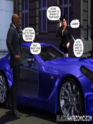 8muses Interracial Comics BlacknWhite-3D Busty Detective image 28 