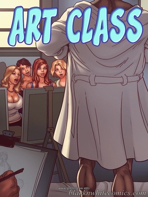 BlacknWhite- Art Class- Bnw 8muses Interracial Comics