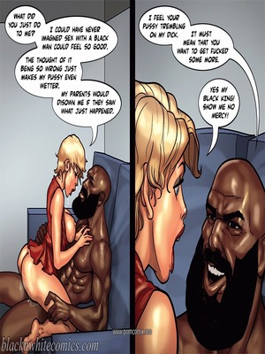 8muses Interracial Comics BlacknWhite- Art Class- Bnw image 90 