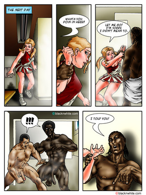 8muses Interracial Comics BlacknWhite- BBC High the cheerleader 2 image 02 