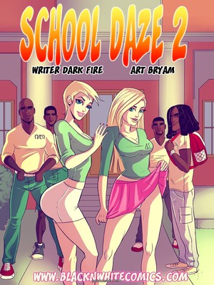 BlacknWhite- School Daze 2 8muses Interracial Comics