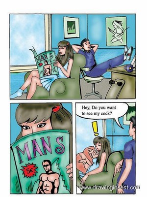 8muses Adult Comics Bro and sis learn new Lessons image 15 