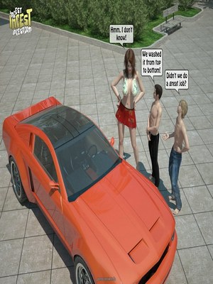 8muses 3D Porn Comics Brother + Sisteru2019s Car image 02 