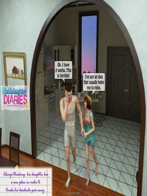 8muses 3D Porn Comics Dad + Daughter Diaries- 01 image 04 