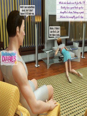 8muses 3D Porn Comics Dad + Daughter Diaries- 01 image 06 