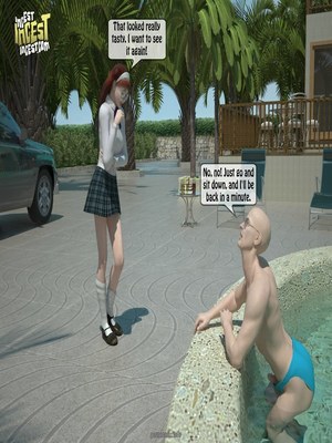 8muses 3D Porn Comics Dad have sex with daughter in the pool image 10 