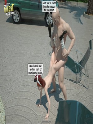 8muses 3D Porn Comics Dad have sex with daughter in the pool image 48 
