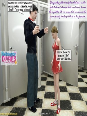 8muses 3D Porn Comics Daddy + Daughter 10 Diaries image 08 