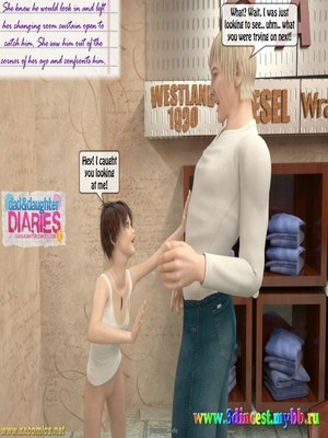 8muses 3D Porn Comics Daddy + Daughter 11 Diaries image 09 