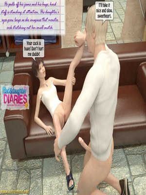 8muses 3D Porn Comics Daddy + Daughter 11 Diaries image 16 