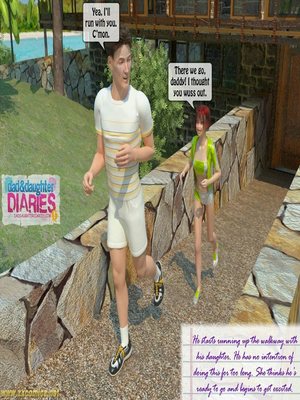 8muses 3D Porn Comics Daddy + Daughter 12 Diaries image 03 