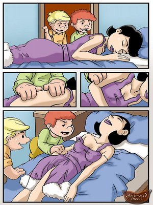 8muses Adult Comics Dennis made his mom to go sleeping image 02 