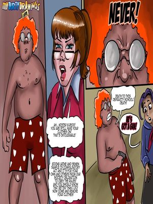 8muses Adult Comics Depravity Schools- Dirty Drawings image 14 