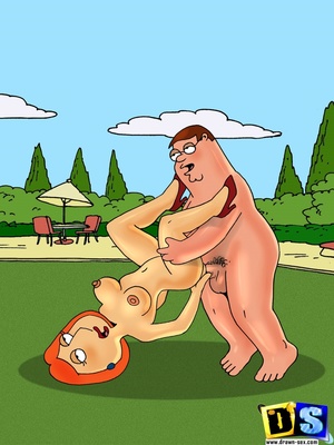 8muses Cartoon Comics Family Guy- Family’s Practice in Garden image 13 