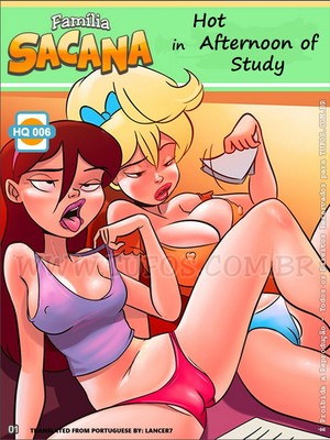 8musess  Comics Family Sacana 6- Hot Afternoon of Study image 01 