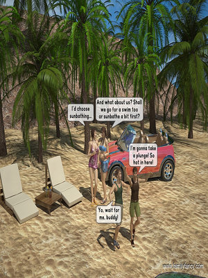 8muses  Comics FamilyFancy3D- Family orgy at the beach image 03 