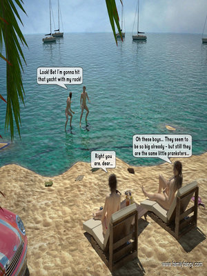 8muses  Comics FamilyFancy3D- Family orgy at the beach image 04 