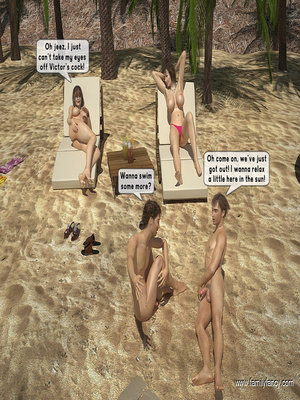 8muses  Comics FamilyFancy3D- Family orgy at the beach image 06 