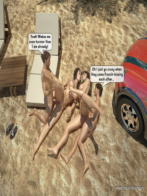 8muses  Comics FamilyFancy3D- Family orgy at the beach image 36 