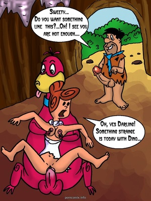 8muses Adult Comics Flintstones in Cave Orgy image 03 