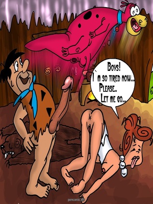 8muses Adult Comics Flintstones in Cave Orgy image 06 
