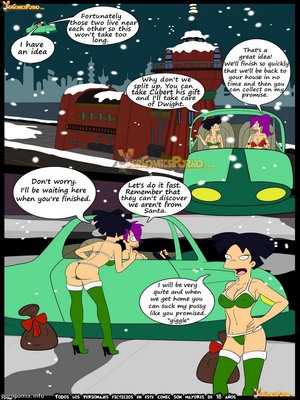 8muses Porncomics Futurama Christmas Delivery- Croc image 08 