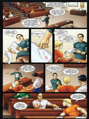 8muses Porncomics Gay-The Initiation Higher sex education image 08 