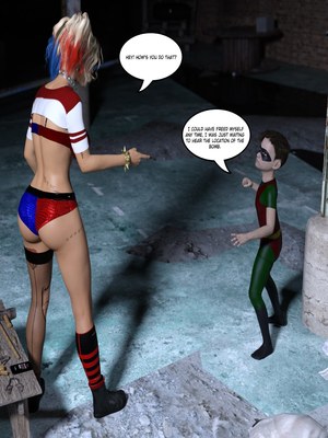 8muses 3D Porn Comics Harley Quinn- Mad Shota Love image 04 