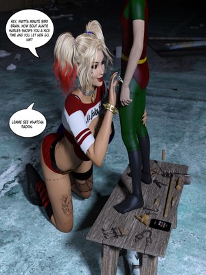 8muses 3D Porn Comics Harley Quinn- Mad Shota Love image 07 