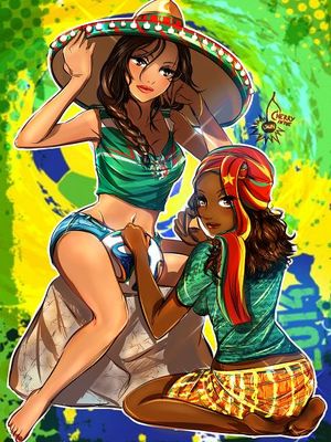 8muses Adult Comics Hot Pinups- World Cup Girls 2014 image 08 