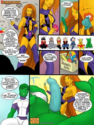 8muses Porncomics [Iceman Blue] Teen Titans- Sex Education image 05 