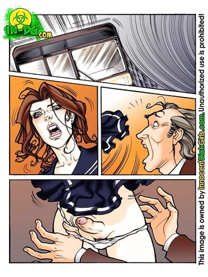 8muses Porncomics Innocent Dickgirl- Surprise In the Bus image 04 
