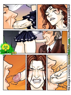 8muses Porncomics Innocent Dickgirl- Surprise In the Bus image 09 