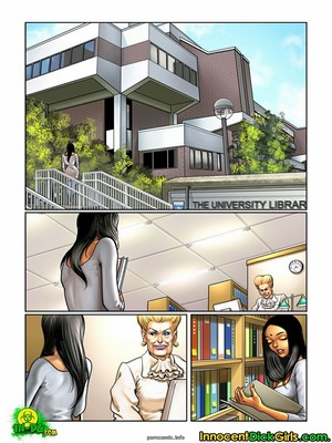 8muses Porncomics Innocent Dickgirls- Shhh! Quiet In The Library image 02 