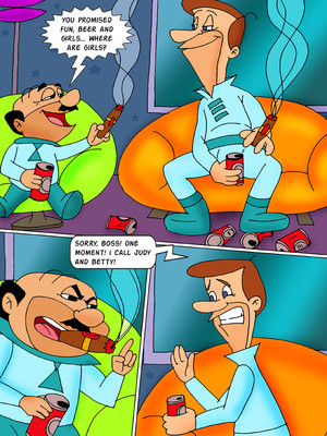 8muses Adult Comics Jetsons- Threesome Sex image 01 