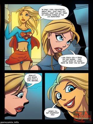 8muses Porncomics Justice League- Supergirl image 01 