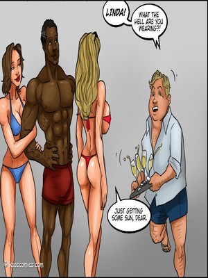 8muses Interracial Comics Kaos- Bikini Conspiracy image 131 
