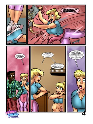 8muses Interracial Comics Kennycomix- Betty & Alice in Study Session image 05 