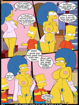 8muses  Comics Learning with Mom- The Simpsons image 05 