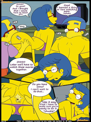 8muses  Comics Learning with Mom- The Simpsons image 15 