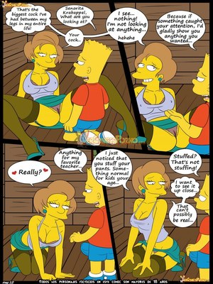 8muses Adult Comics Los Simpsons 5- New Lessons, Croc image 13 